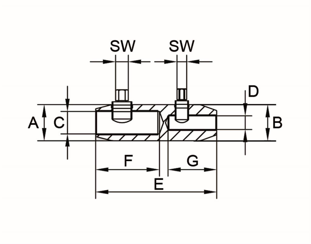 Schroefverbinder MS 25-70² / 70-185² RM