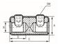 Schroefverbinder LS 35-185 RM / 35-150² SM